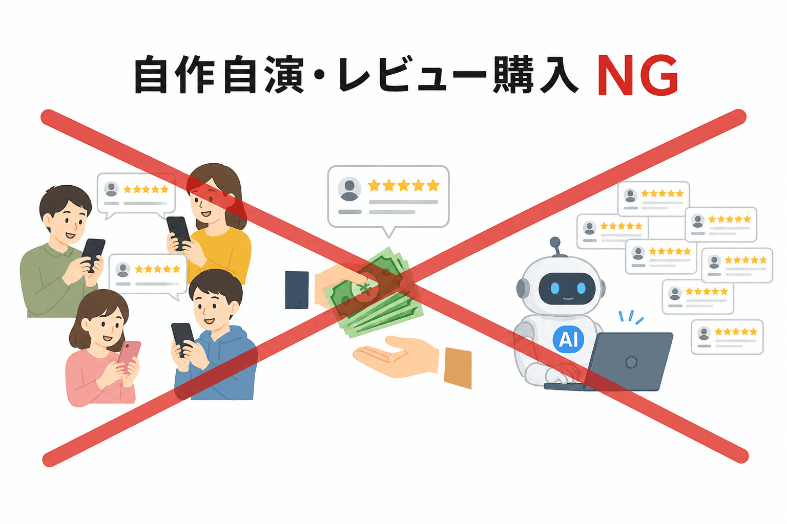 レビュー施策の例